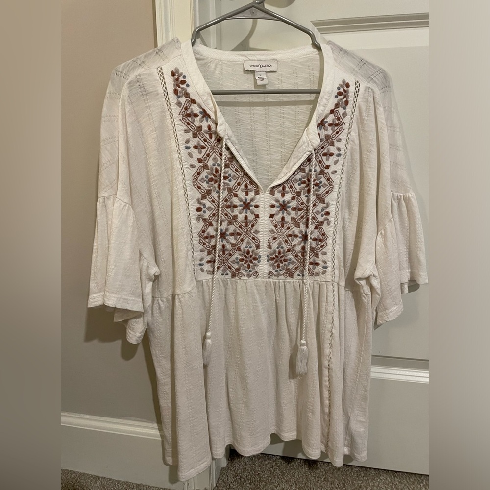 Women’s Flowy Short Sleeve Top